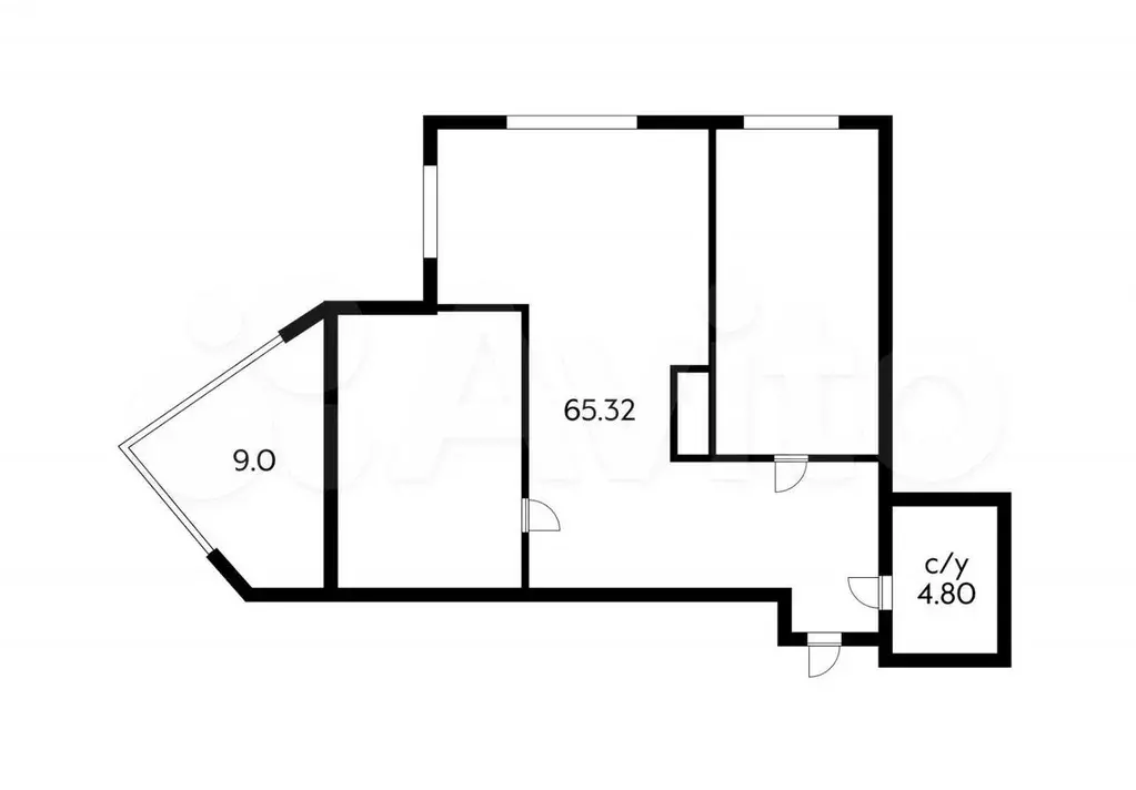 2-к. квартира, 80 м, 22/25 эт. - Фото 0
