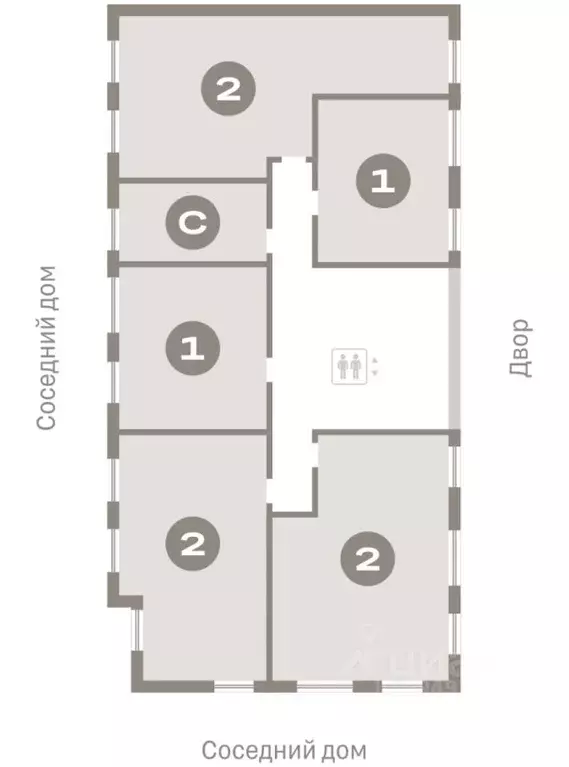 2-к кв. Новосибирская область, Новосибирский район, Краснообск рп, 3-й ... - Фото 2