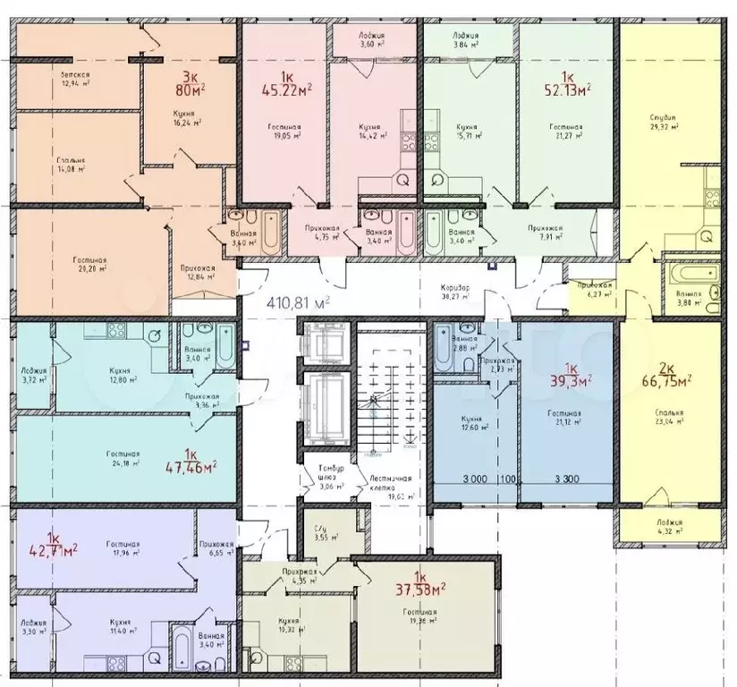 Квартира-студия, 30 м, 7/8 эт. - Фото 1