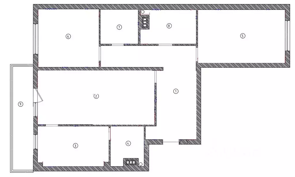 4-к кв. Санкт-Петербург Ждановская ул., 45 (109.5 м) - Фото 1