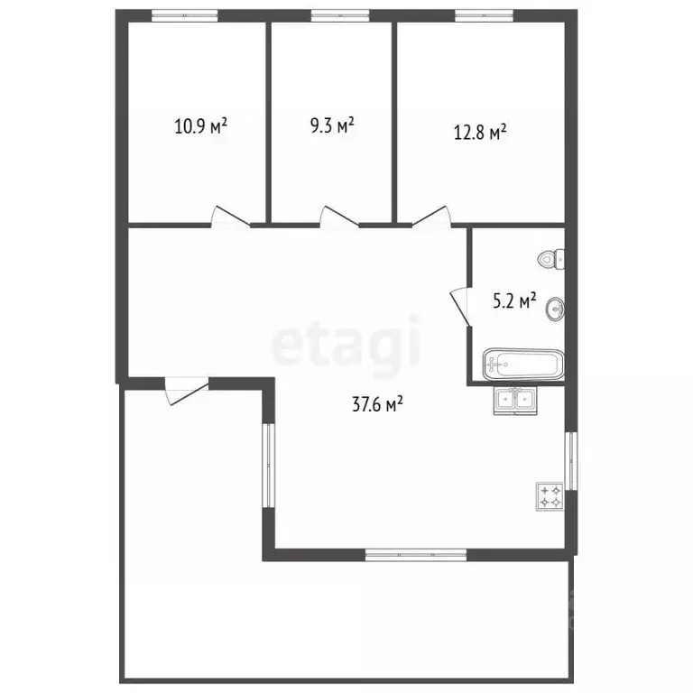 Дом в Ленинградская область, Ломоносовский район, Лаголовское с/пос, ... - Фото 2