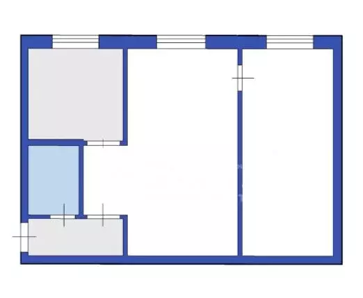2-комнатная квартира: Кемерово, улица 9 Января, 8 (43.3 м) - Фото 1