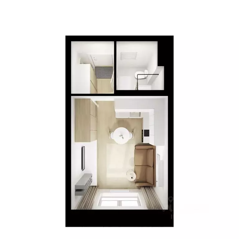 Студия Приморский край, Владивосток Босфорский Парк жилой комплекс, 9 ... - Фото 1