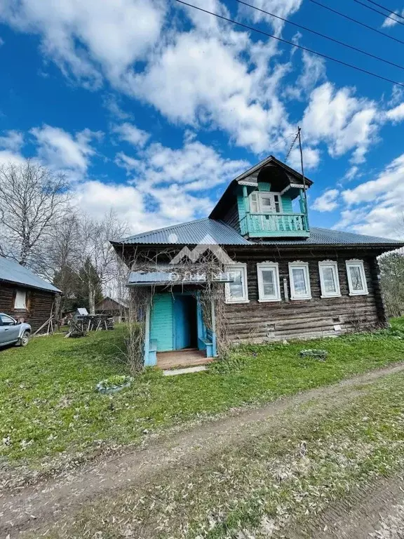 Дом в Вологодская область, Грязовецкий муниципальный округ, д. Шнякино ... - Фото 1