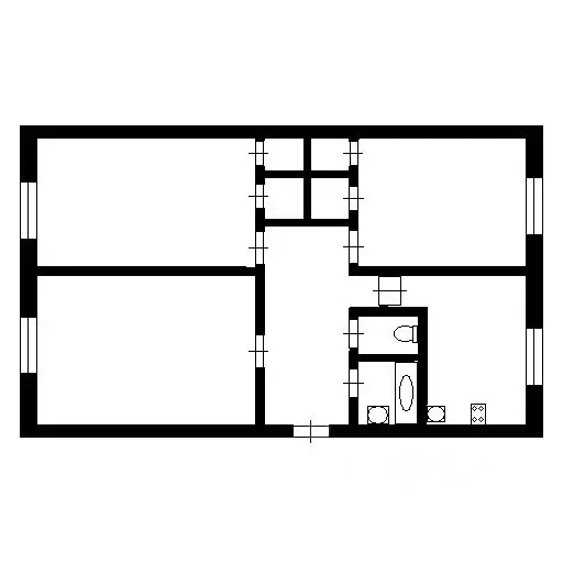 3-к кв. Кировская область, Кирово-Чепецк ул. Ленина, 6/1 (58.1 м) - Фото 1