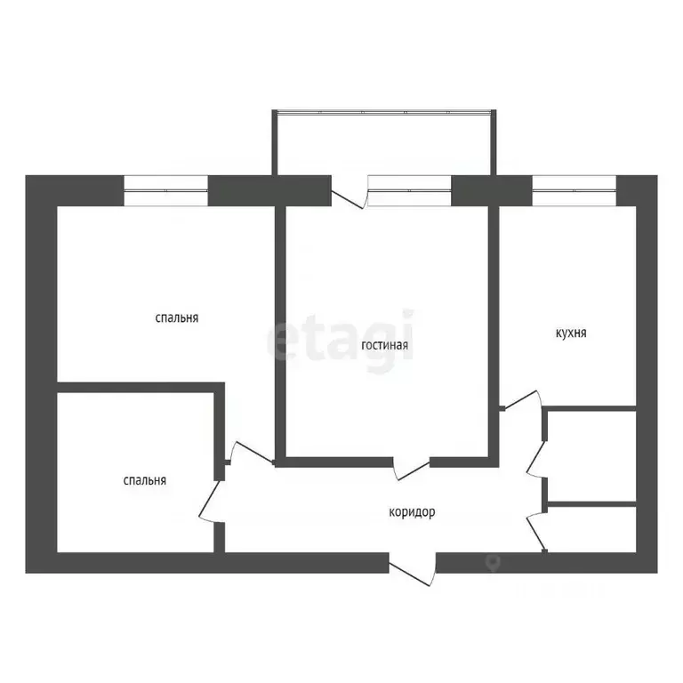 3-к кв. Воронежская область, Воронеж ул. Челюскинцев, 136А (59.4 м) - Фото 2