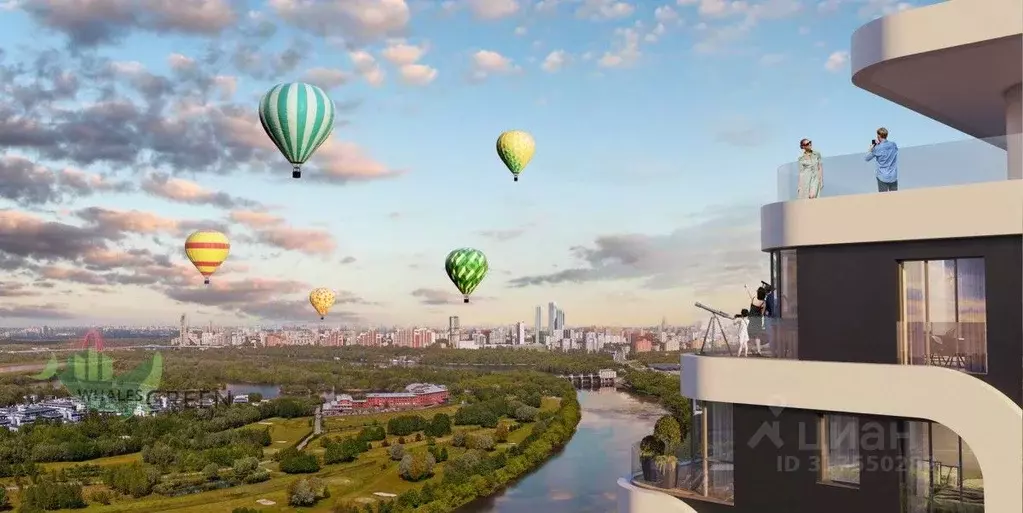 1-к кв. Москва ул. Нижние Мневники, 16А (108.7 м) - Фото 0
