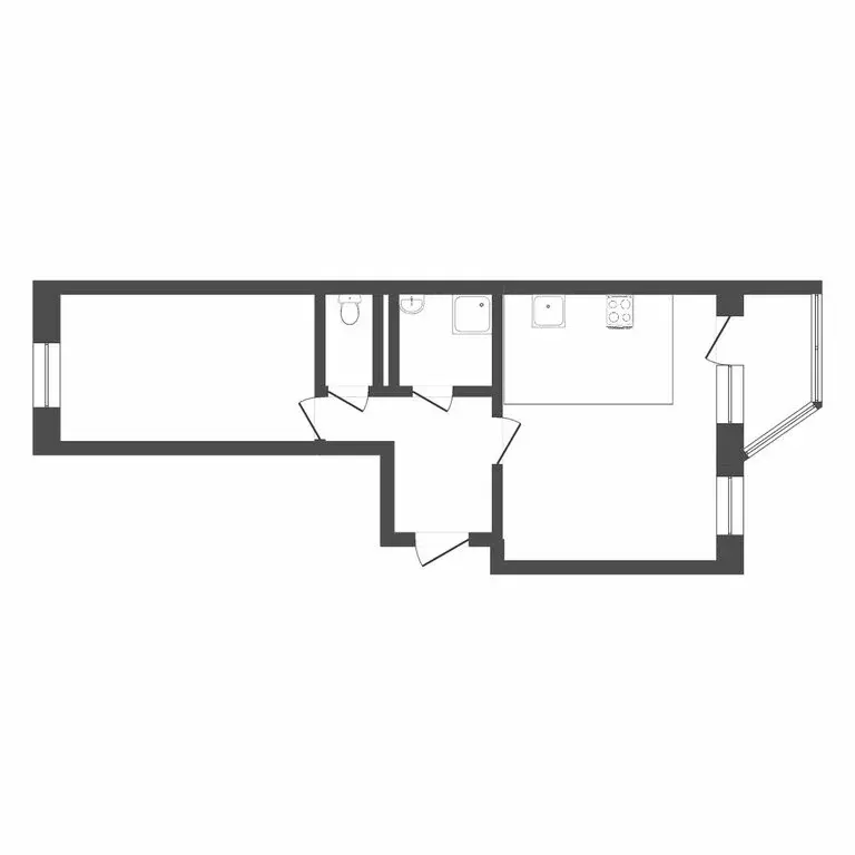 2-комнатная квартира: Тюмень, Газопромысловая улица, 1к1 (56 м) - Фото 0