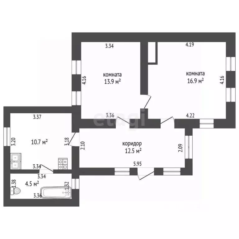 Дом в Краснодарский край, Темрюкский район, Старотитаровское с/пос, ... - Фото 2