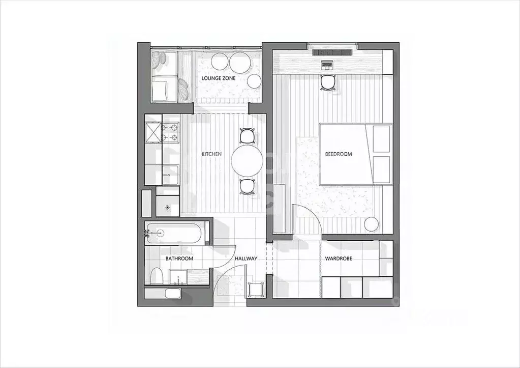 1-к кв. Тульская область, Тула Староникитская ул., 89к1 (44.0 м) - Фото 1