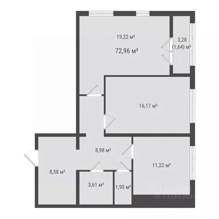 2-к кв. Сахалинская область, Южно-Сахалинск Зеленая Планета на Мира ... - Фото 1