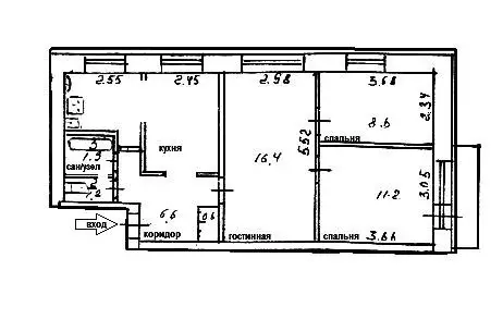 Продаётся 4-к квартира, 60.9 м - Фото 0