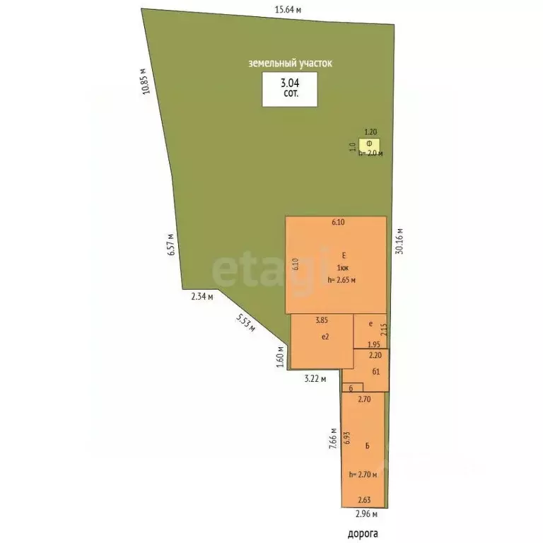 Дом в Ростовская область, Ростов-на-Дону Промежуточная ул. (29 м) - Фото 2