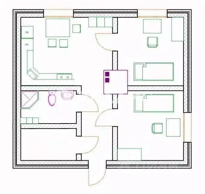 Дом, 100 м - Фото 1