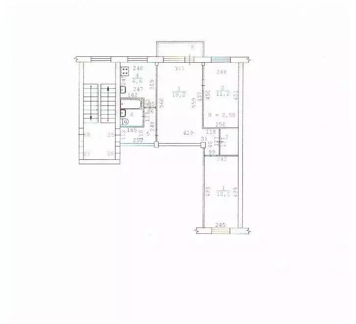 3-к кв. Свердловская область, Екатеринбург ул. Советская, 22к1 (58.9 ... - Фото 2