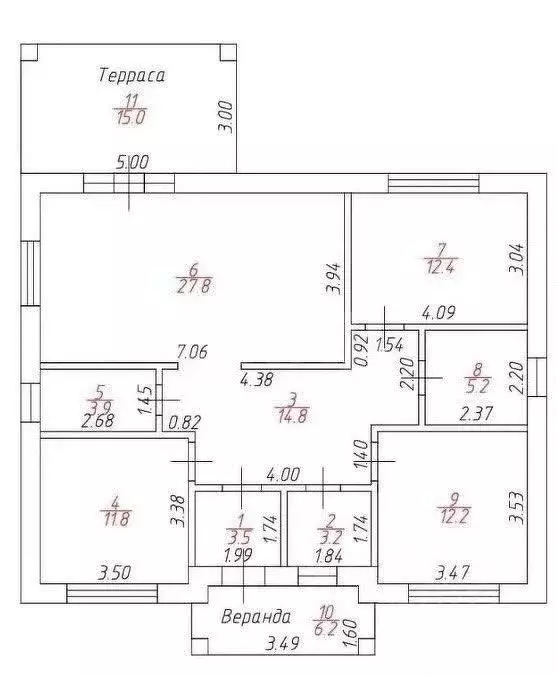Дом в Белгородская область, Белгородский район, Пушкарское с/пос, с. ... - Фото 2
