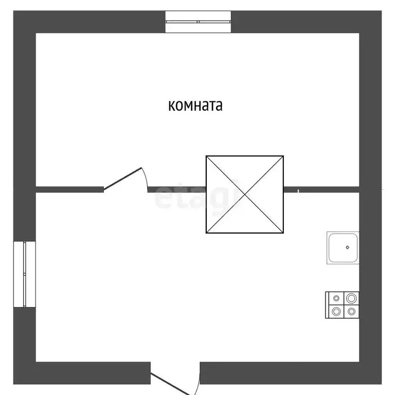 Дом, 20.7 м - Фото 1