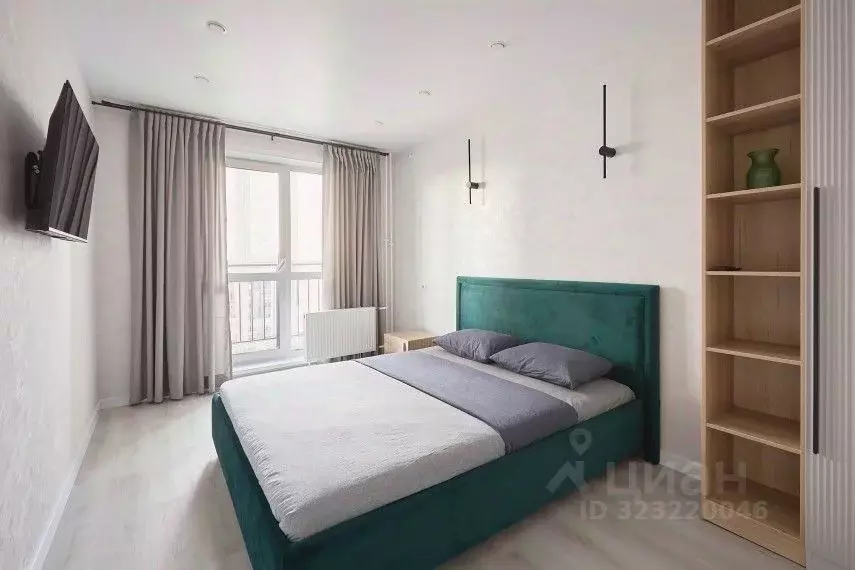 1-к кв. Курганская область, Курган Заозерный жилрайон, 4-й мкр, 32 ... - Фото 1