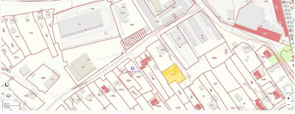 Участок в Пенза, Подольская улица (8 м) - Фото 1