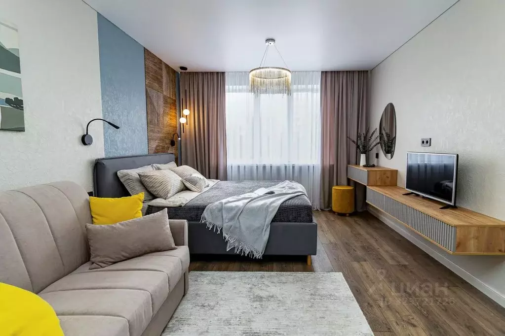 1-к кв. Краснодарский край, Краснодар Юбилейный мкр, ул. Бульварное ... - Фото 2