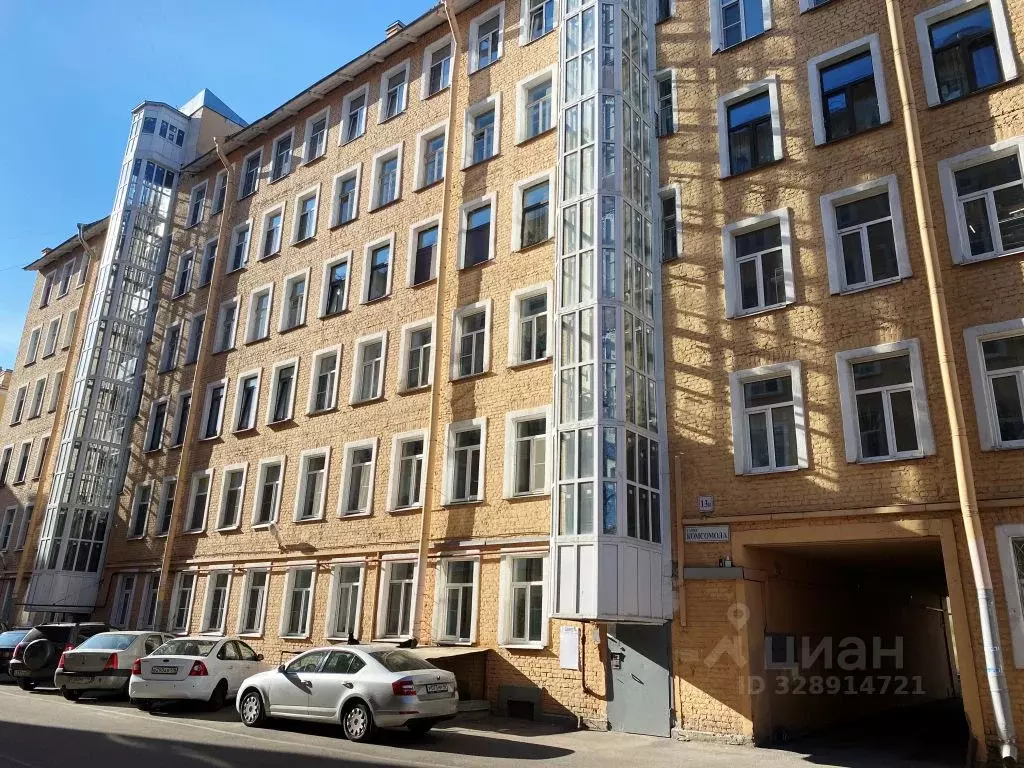 3-к кв. Санкт-Петербург ул. Комсомола, 13 (79.9 м) - Фото 1