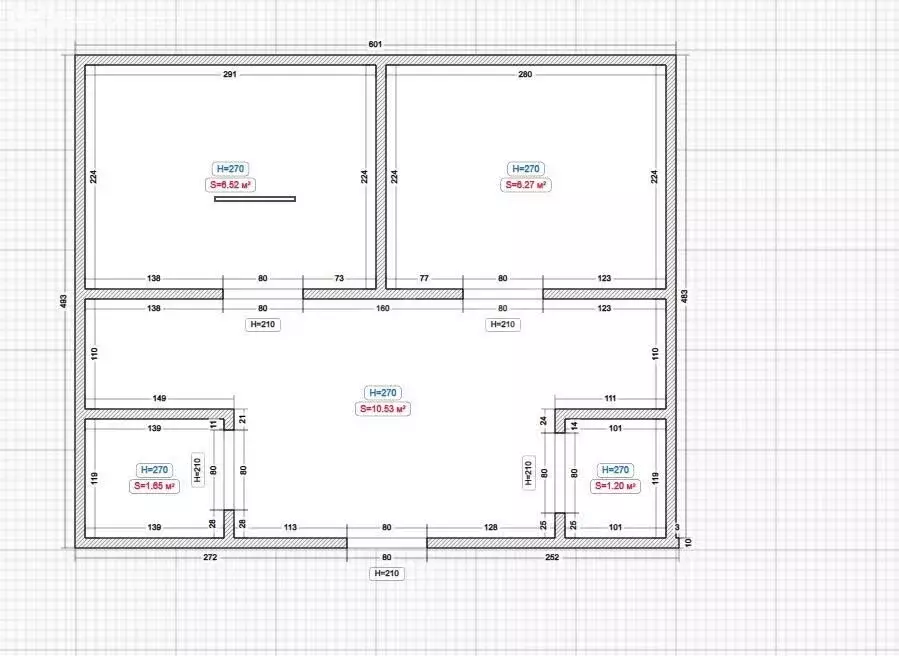 1-комнатная квартира: Магас, улица Мочко Базоркина, 7 (40.2 м) - Фото 1