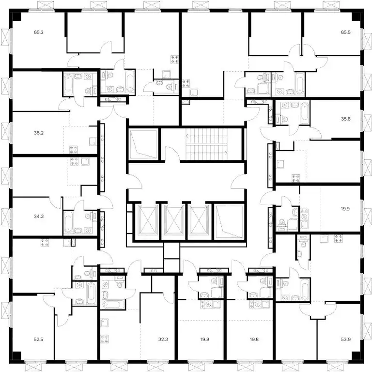 Студия Московская область, Балашиха ул. Реутовская, 3 (19.8 м) - Фото 1