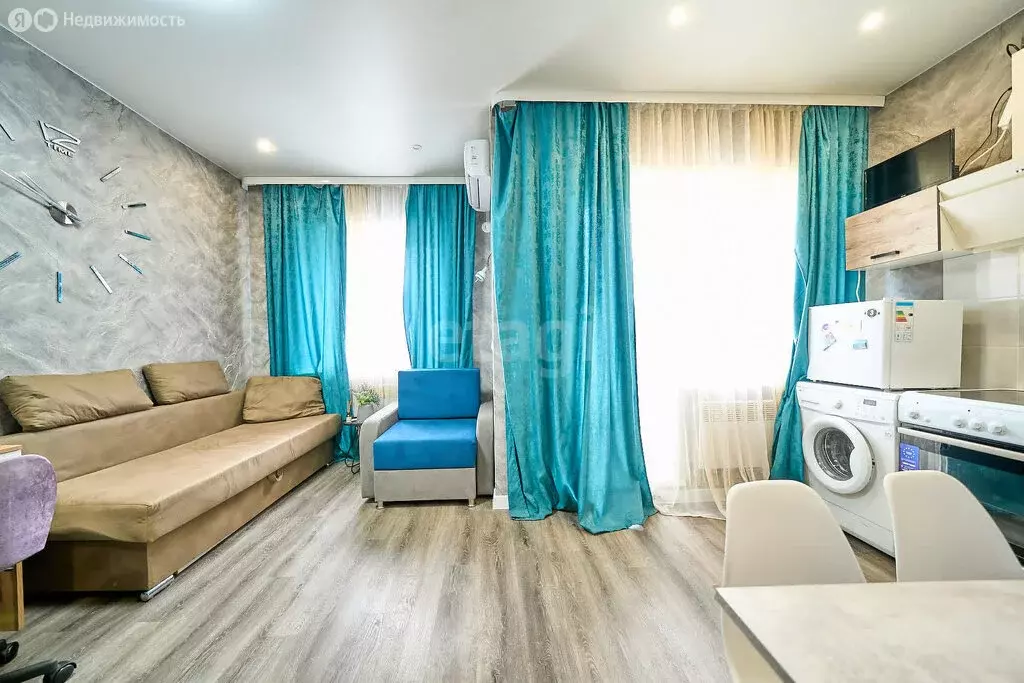 Квартира-студия: Хабаровск, квартал Моряков-Амурцев, 34 (23.9 м) - Фото 1