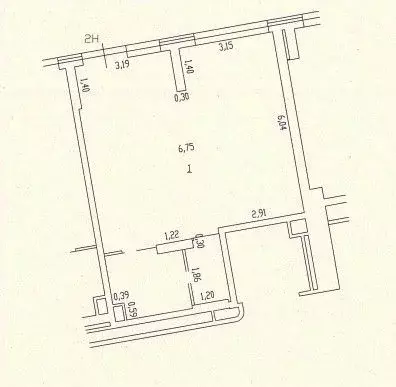 Помещение свободного назначения в Москва ул. Крузенштерна, 2 (50 м) - Фото 1