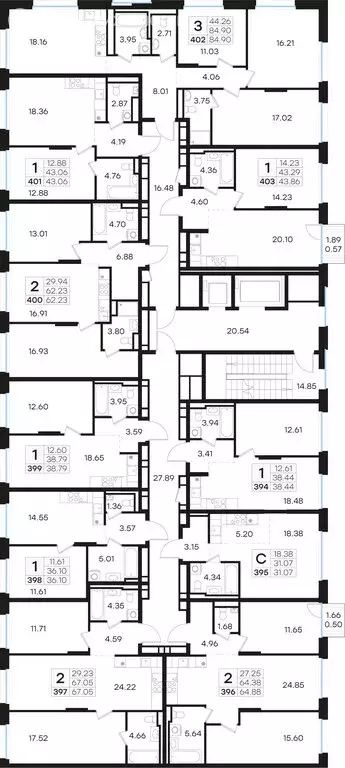 3-комнатная квартира: Нижний Новгород, Нижегородский район (84.9 м) - Фото 1