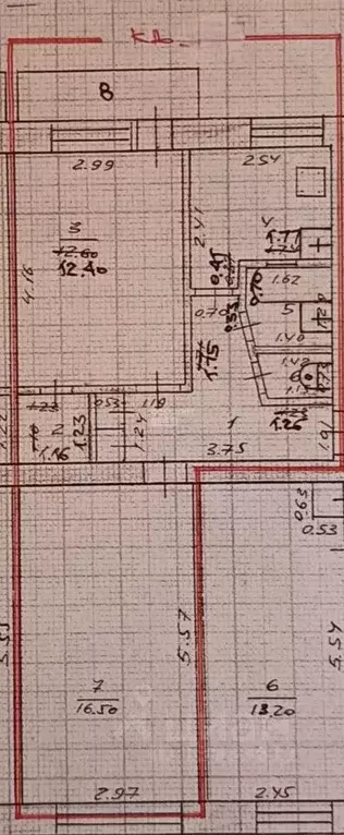2-к кв. Чувашия, Чебоксары ул. Эльменя, 12 (45.3 м) - Фото 2