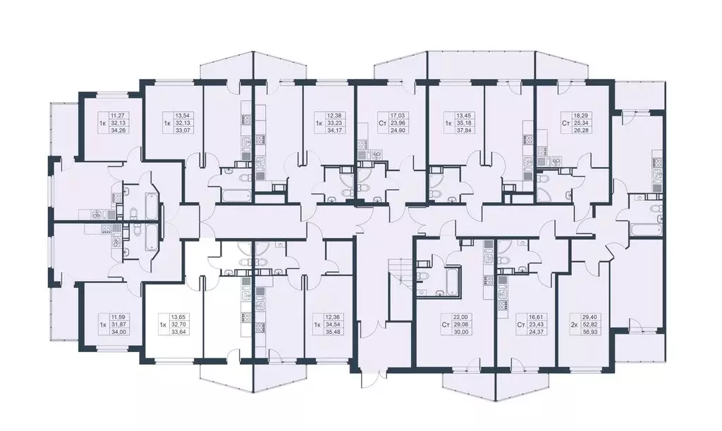 1-комнатная квартира: Коммунар, Славянская улица, 8к3 (32.3 м) - Фото 1