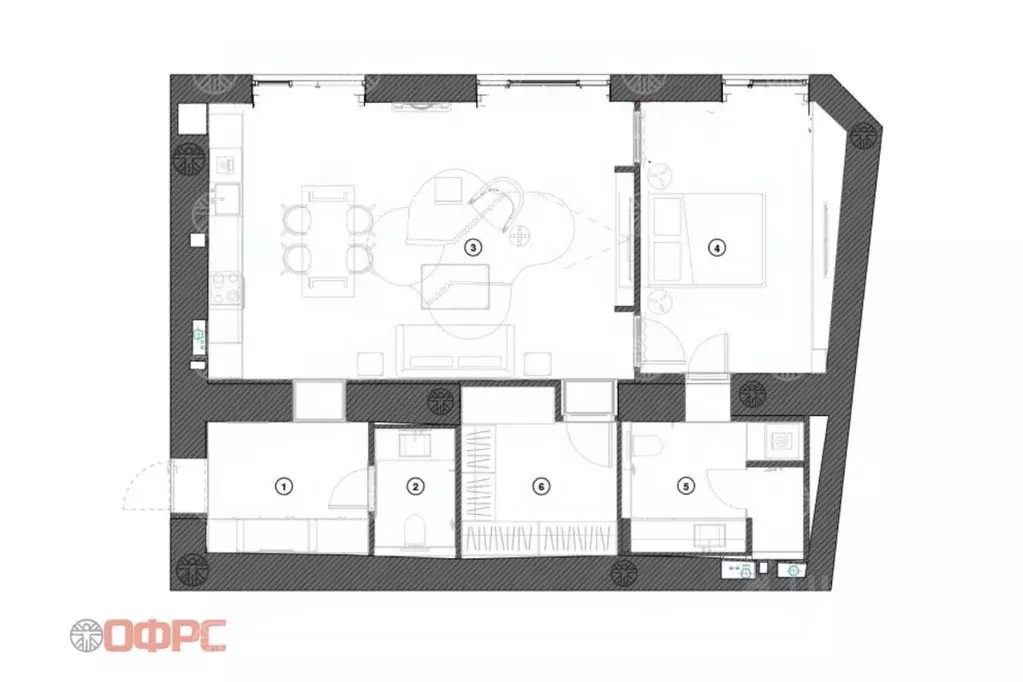 2-к кв. Москва Ермолаевский пер., 8 (76.1 м) - Фото 2