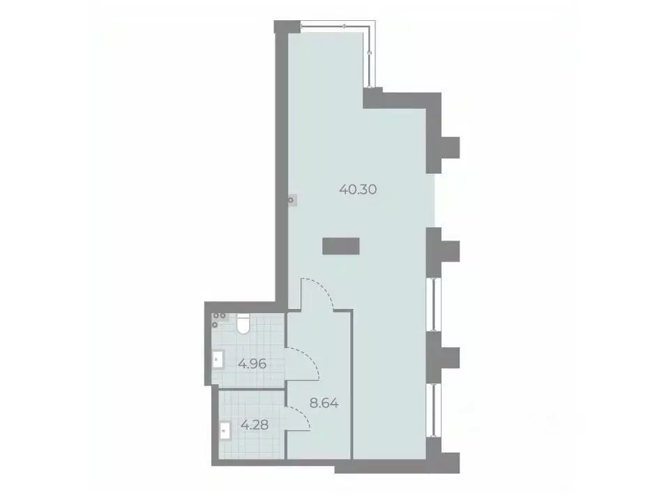 Помещение свободного назначения в Санкт-Петербург наб. Миклухо-Маклая, ... - Фото 1