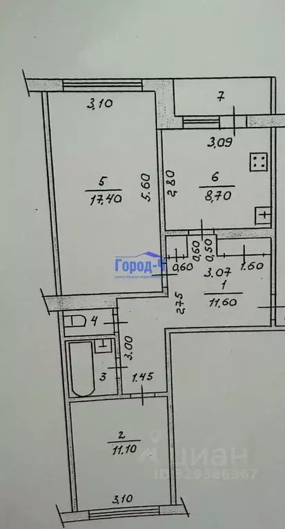2-к кв. Чувашия, Чебоксары Университетская ул., 7 (52.2 м) - Фото 2