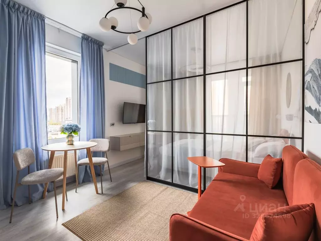 Студия Санкт-Петербург Парашютная ул., 71к2 (28.0 м) - Фото 1
