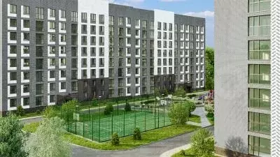 1-к. квартира, 44,6 м, 3/8 эт. - Фото 0