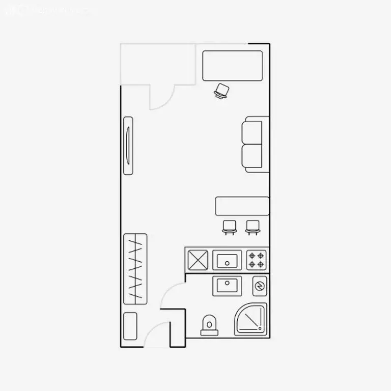 Квартира-студия: Москва, Ходынский бульвар, 2 (32 м) - Фото 1