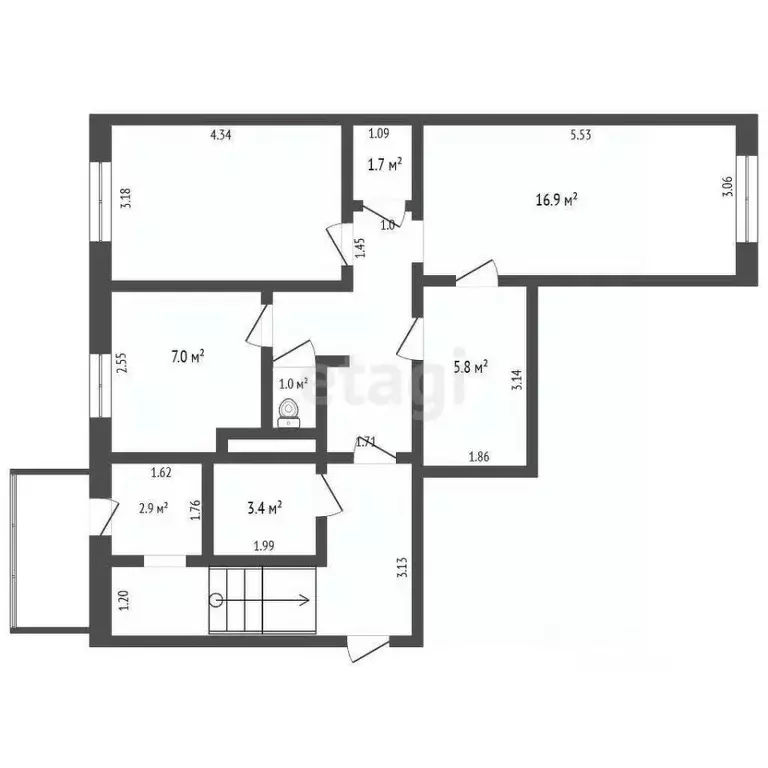 Офис в Ямало-Ненецкий АО, Муравленко ул. Ленина, 74 (138 м) - Фото 2