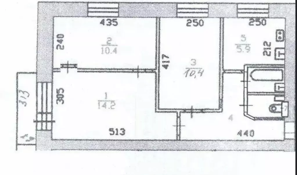 3-к кв. Тверская область, Торжок ул. 1-я Пугачева, 18А (51.9 м) - Фото 0