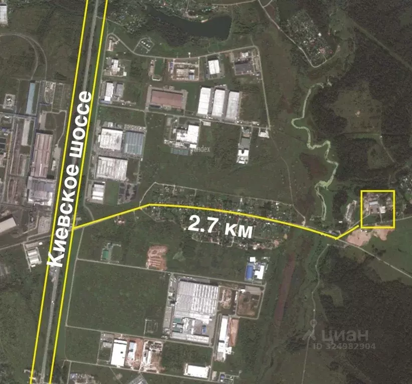 Склад в Калужская область, Боровский муниципальный округ, Ворсино ... - Фото 2