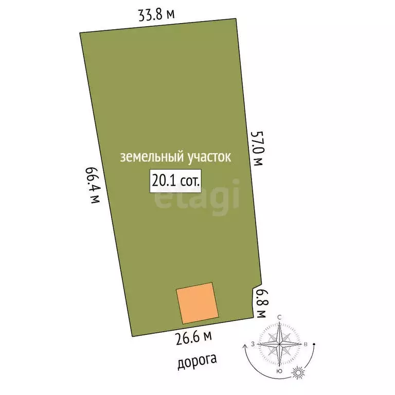 Дом в деревня Чёрная, Речная улица (50 м) - Фото 0