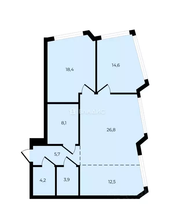 3-к кв. Москва Летниковская ул., 11к1 (94.2 м) - Фото 2