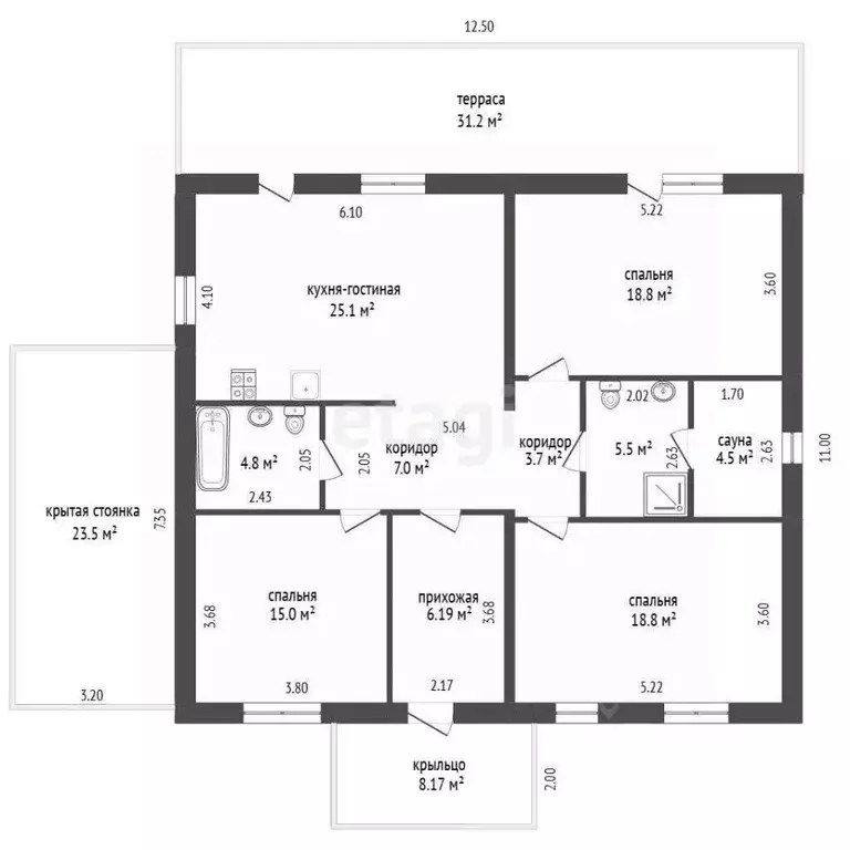 Дом в Московская область, Домодедово Южное Судаково кп, 141 (115 м) - Фото 2