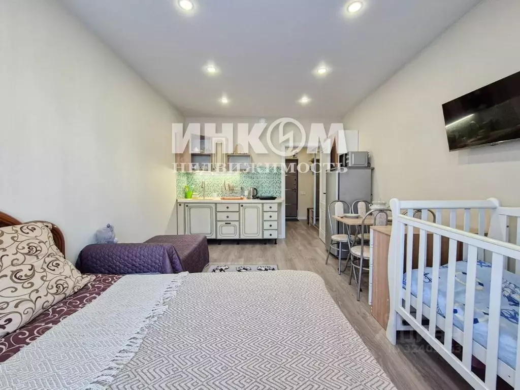 Студия Краснодарский край, Сочи ул. Искры, 88к3 (27.9 м) - Фото 2