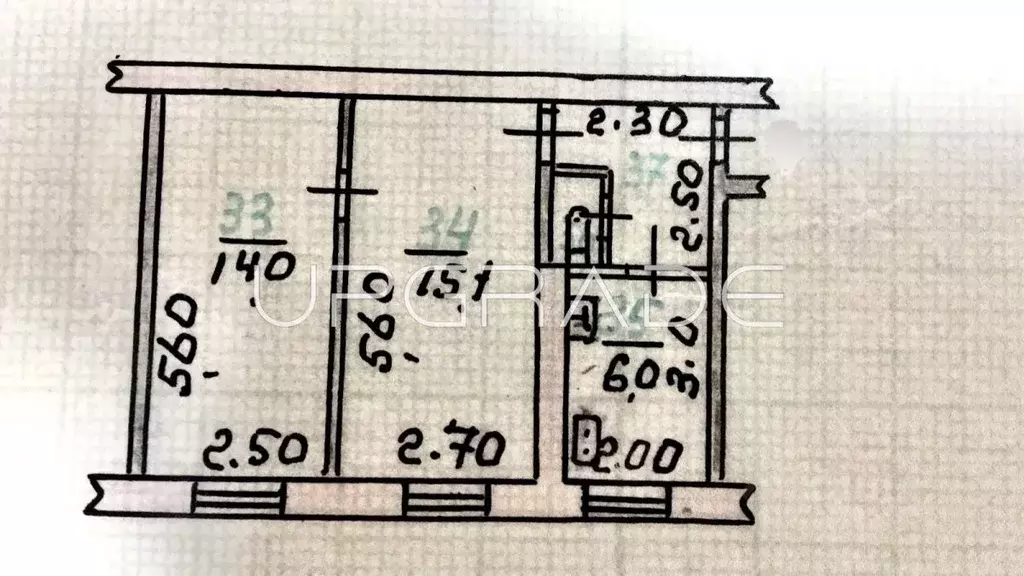 2-к кв. Орловская область, Орел ул. Русанова, 47А (40.7 м) - Фото 1