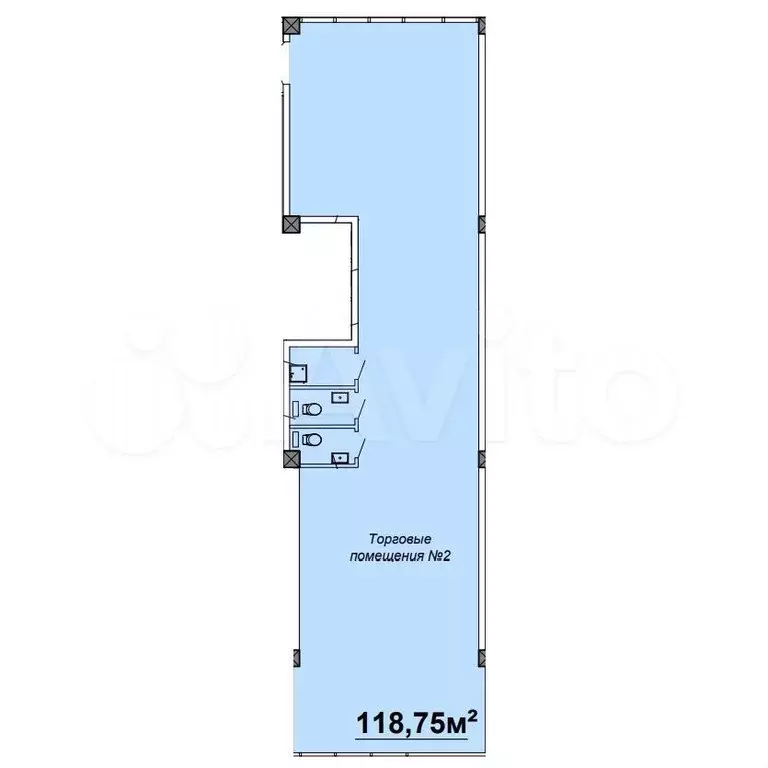 Продам помещение свободного назначения, 118.75 м - Фото 0