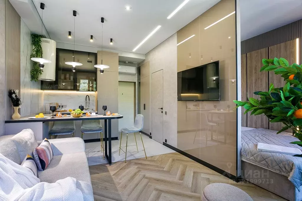 Студия Крым, Ялта ул. Дражинского, 45А (30.0 м) - Фото 2