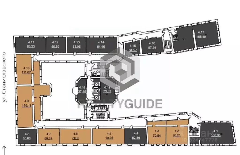 Офис в Москва ул. Александра Солженицына, 27 (111 м) - Фото 1