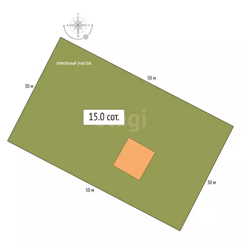 Участок в Майминский район, село Подгорное, Заречная улица (15 м) - Фото 1